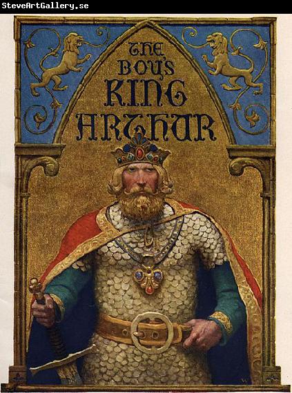 Newell Convers Wyeth Title page of The Boy s King Arthur